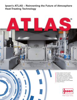Ipsen`s ATLAS &ndash; Reinventing the Future of Atmosphere Heat