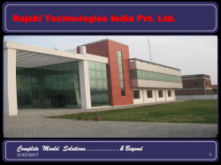 Rajshi Industries: Introduction