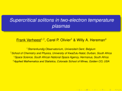 Supercritical solitons in two-electron temperature