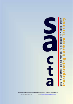 Community Transport Forum