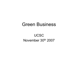 Green Business