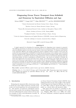 Diagnosing Ocean Tracer Transport from Sellafield and Dounreay