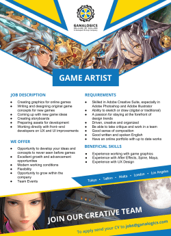 game artist - Ganalogics