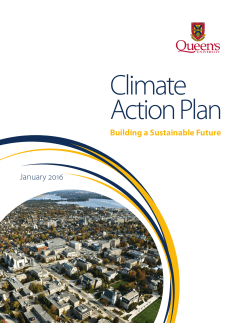 Queen`s Climate Action Plan