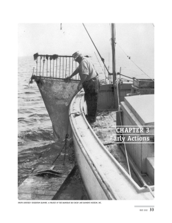 CHAPTER 3 Early Actions CHAPTER 3 Early Actions