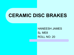 Ceramic Disc Brakes Presentation