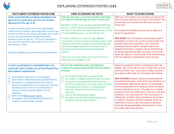 explaining extended foster care