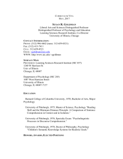 SGCURRICULUM VITAMay2017 - Learning Sciences Research