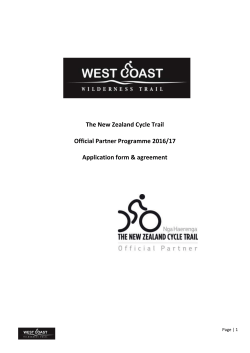 The New Zealand Cycle Trail - West Coast Wilderness Trail