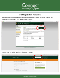 Event Registration Instructions.
