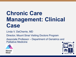 Clinical Case - American Academy of Home Care Medicine