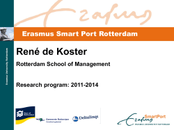 SmartPort - Erasmus Research Institute of Management