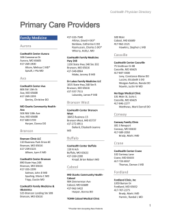 Primary Care Providers