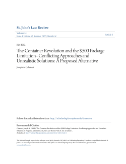 The Container Revolution and the $500 Package Limitation