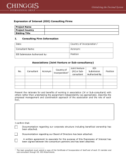 Consulting Firms - Chinggis International Group