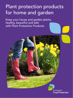 Plant protection products for home and garden