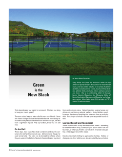 PTR Tennis Pro, November/December 2012