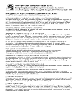 City of Chicago Facade Rebate Program