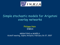 Optimal estimation of audience size - Sophia Antipolis