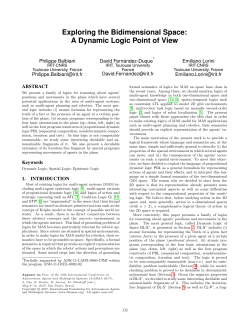 Exploring the Bidimensional Space: A Dynamic