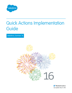 Quick Actions Implementation Guide