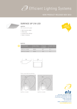Efficient Lighting Systems
