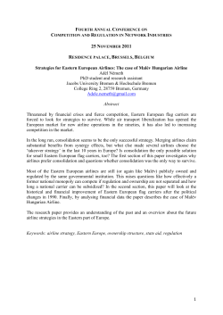 Competition and Regulation in Network Industries: SAGE Journals