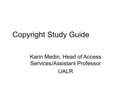 Copyright Study Guide