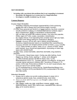 Skin Disorders