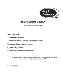 high volume oxygen