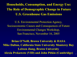 Population Aging, Energy Use, and CO2 Emissions - CLU-IN