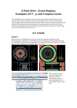 Event 2: Double converted photons