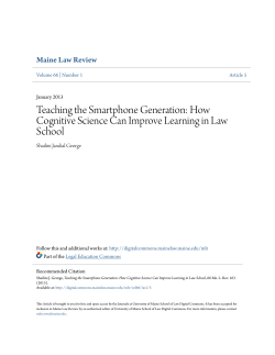 Teaching the Smartphone Generation: How Cognitive Science Can