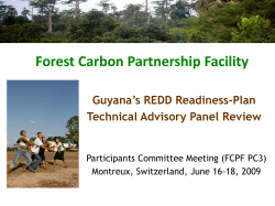3.f TAP Guyana - The Forest Carbon Partnership Facility