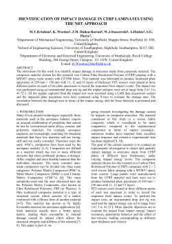 identification of impact damage in cfrp laminates
