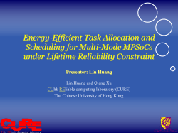 Energy-Efficient Task Allocation and Scheduling for Multi
