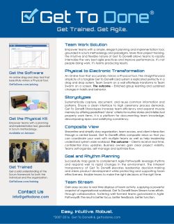 Get Trained. Get Agile.