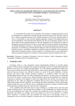 2.1 The Geometric Process (GP)