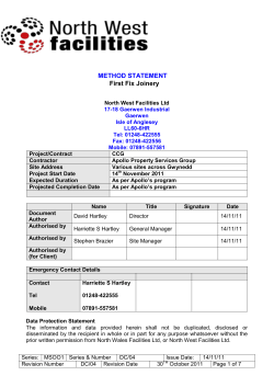 Blank Method Statement