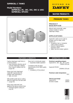 SUPERCELL C TANKS Model Numbers: SUPERCELL 8C, 18C