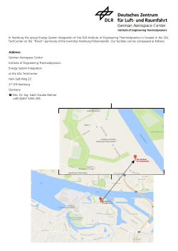 In Hamburg the group Energy System Integration of the DLR