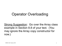 Function Overloading