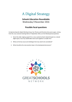 A Digital Strategy - Australian Principals Federation