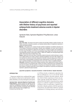 Association of different cognitive domains with lifetime history of