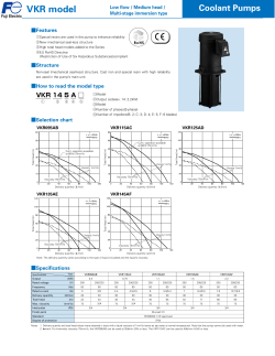 VKR model - Fuji Electric Corp. of America