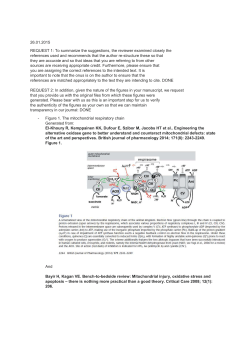 26.01.2015 REQUEST 1: To summarize the suggestions, the