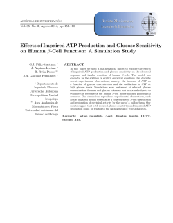 Effects of impaired ATP production and glucose