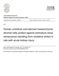Human umbilical cord-derived mesenchymal stromal cells protect