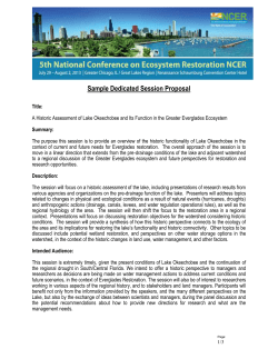 to view a Sample Session Proposal - UF/IFAS Office of Conferences