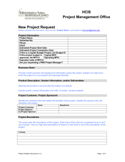 Project Management Office